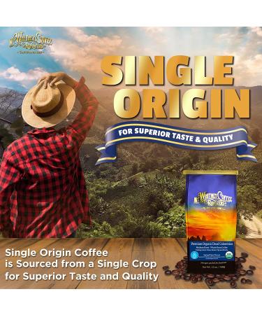 Mt. Whitney Organic Decaf Colombian Whole Bean Coffee - Medium Roast 12 oz - Buy Online on GoSupps.com