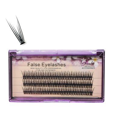 Scala 8-16mm C Curl Fish Tail Design 120pcs Individual False Eyelash Cluster Extension Tools - 14mm - Buy Online on GoSupps.com