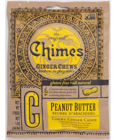 Chimes Ginger Chews Peanut Butter 5 oz (141.8 g)