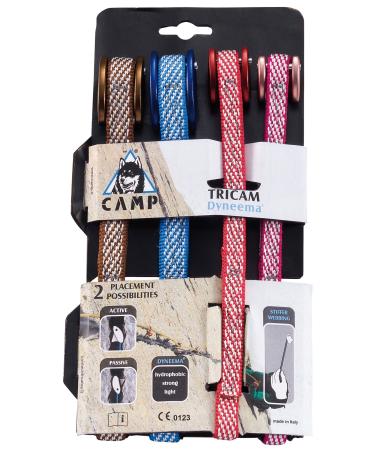 CAMP Set Tricam Dyneema Colorful-Brown-Purple-Pink-Red - Universal robust chocks set of 4 size One Size - Color Color - Buy Online on GoSupps.com