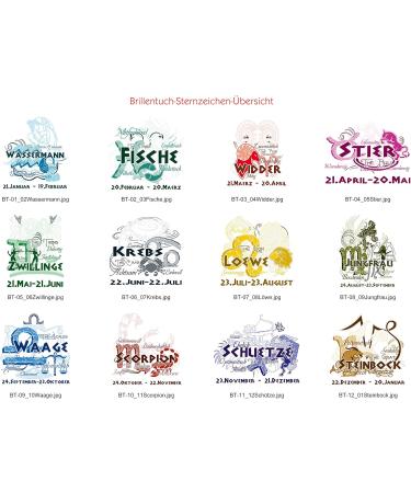 Zodiac Sign Cancer Glasses Cleaning Cloth 15x18 cm - Premium Cleaning Cloth for Eyeglasses & Screens - International Shipping Available - Buy Online on GoSupps.com