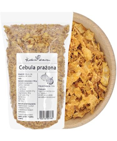 Oignons frits croustillants et dor s pour hot-dogs burgers salades et plats chauds 1 kg | Saveur intense KUCHNIA ZDROWIA 500 g