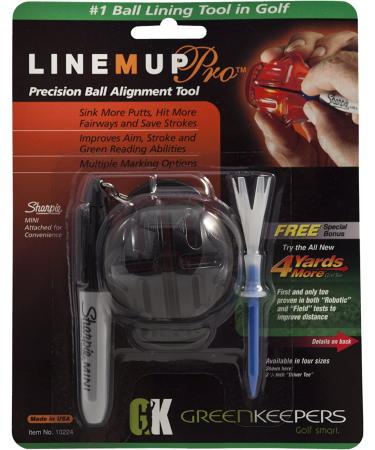 Line M Up Pro Golf Ball Alignment Tool with Sharpie Mini - Precision Ball ID Tool - Buy Online on GoSupps.com