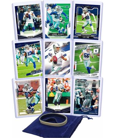 Dallas Cowboys Football Stars & Legends Trading Cards Bundle with Wristbands - Prescott, Elliott, Aikman, Lamb, Romo, Pollard, Emmitt Smith, Michael Gallup, Vander Esch, Irvin - Buy Online on GoSupps.com
