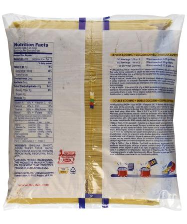 Barilla Spaghetti Pasta 160oz (1000354005) - Authentic Italian Pasta for Delicious Meals - Buy Online on GoSupps.com