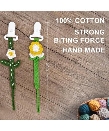 Buy Cottonbebe Pacifier Chain for Girls - Soft Fabric Baby Pacifier Clips 2 Green Pieces Perfect Newborn Gift! - Buy Online on GoSupps.com