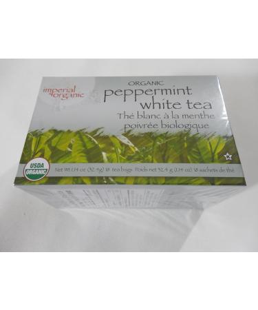 Uncle Lee'S Imperial Organic Peppermint White Tea - 18 Tea Bags - Buy Online on GoSupps.com