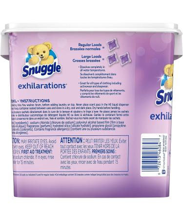 Snuggle Exhilarations Lavender & Vanilla Orchid 56-Count Scent Booster Pacs - Buy Online on GoSupps.com
