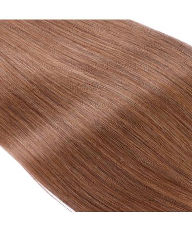 Buy Tape-In Hair Extensions #8 Golden Brown 50cm - 100% Remy Real Hair - 50 Tresses with Adhesive Tape - Shop Now! - Buy Online on GoSupps.com