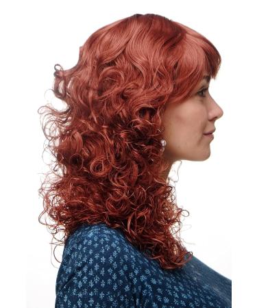 Buy WIG ME UP Romantic Red Copper Curly Half Length Wig - 45 cm MC008-130 | International Shipping Available - Buy Online on GoSupps.com