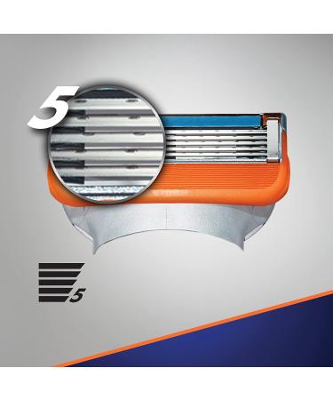 Gillette Fusion5 Men's Razor Blades - 12 Blade Refills | Buy Now - Buy Online on GoSupps.com