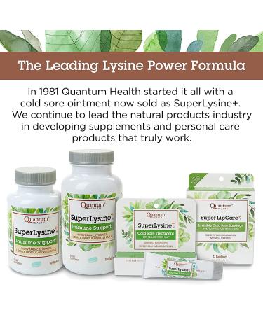 Quantum Health Super Lysine+ | Immune Support with Vitamin C & Echinacea | 90 Tablets - Buy Online on GoSupps.com