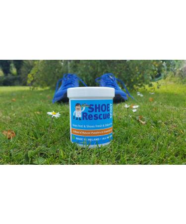 Shoe Rescue Foot and Shoe Powder 100g - Natural Odour Remover by Podiatrist - Keep Feet Fresh and Eliminate Smelly Shoes - Buy Online on GoSupps.com