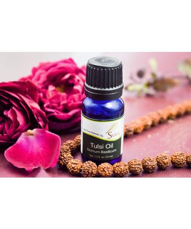 Buy SVATV Tulsi Essential Oil - Therapeutic Quality Aromatherapy Fragrance for Diffuser Yoga Massage & DIY Body Care | 10 ml Basil - Buy Online on GoSupps.com
