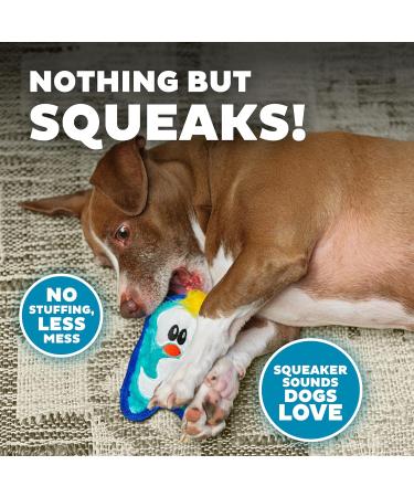 Outward Hound Invincibles Mini Plush Penguin Dog Toy - Blue XS | Best Durable Dog Toys for Small Dogs - Buy Online on GoSupps.com