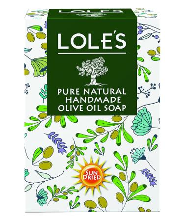 LOLE S Handmade Olive Oil Soap - 100% Pure & Natural Moisturizing Bar | Vegan SLS-Free Packed with Vitamin E | Pack of 2 (7.05 oz each - Buy Online on GoSupps.com