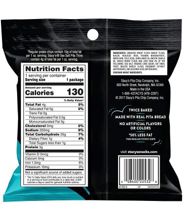Stacy's Flavored Pita Chips Variety Pack - 1oz (Pack of 24) | Pita Thins Snack Multipack - Buy Online on GoSupps.com