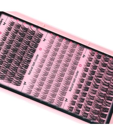 Goddvenus Lash Clusters Kit - Wispy Individual Eyelash Extensions C Curl Fluffy Waterproof Lashes (165pcs 10-18mm) - DIY Beauty Essentials for Stunning Eyes - Buy Online on GoSupps.com