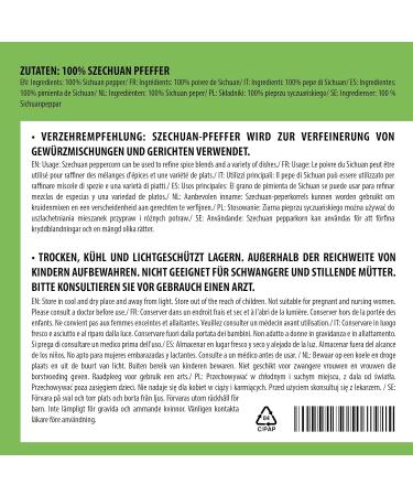 200g 7oz Whole Szechuan Peppercorns - 100% Natural, Additive-Free, Vegan Timut Pepper - Buy Online on GoSupps.com