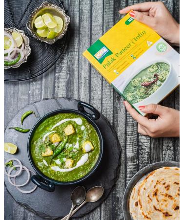 Buy ASHOKA Instant Palak Paneer Tofu - 280g (Pack of 4) | Authentic Indian Curry | Worldwide Shipping - Buy Online on GoSupps.com