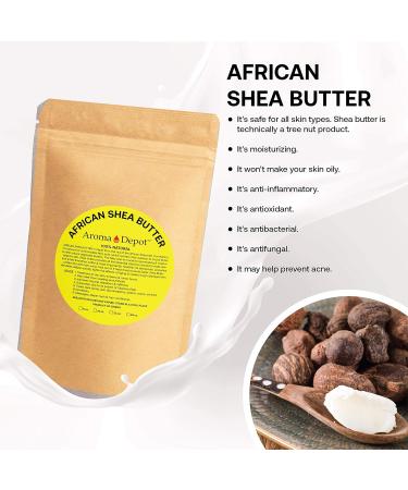 Aroma Depot Shea Mango & Cocoa Butter 8oz Bundle Pack - 100% Raw-Pure Unrefined | For all Skin Types | Ideal for DIY Body Butters, Soaps, Lotions, and Lip Balm | Amazing Moisturizers - Buy Online on GoSupps.com