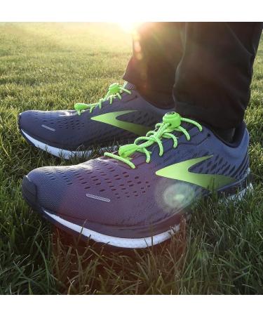 BodyPride Premium Lazy Laces - Elastic Quick Closure for Sports 12 Colors Reflective Fast Lace-Up System 120 cm Neon Green - No Tying Needed! - Buy Online on GoSupps.com