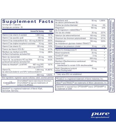 Pure Encapsulations PureResponse Multivitamin - Immune Balance Support | 60 Capsules - Buy Online on GoSupps.com