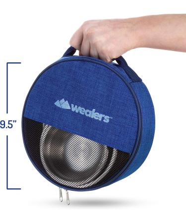 Wealers Stainless Steel Plates and Bowls Camping Set - 12 Piece Set for Kids, Adults, and Families | Ideal for Camping, Hiking, Beach, and Outdoor Activities | Includes Travel Bag - Buy Online on GoSupps.com