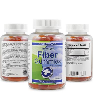 HemRid Fiber Gummies - Fast Hemorrhoid Pain Relief | Heal Hemorrhoids Naturally | Made in the USA - Buy Online on GoSupps.com