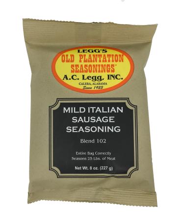 A.C. Legg - Mild Italian Sausage Seasoning - 8 Ounce 8 Ounce (Pack of 1)