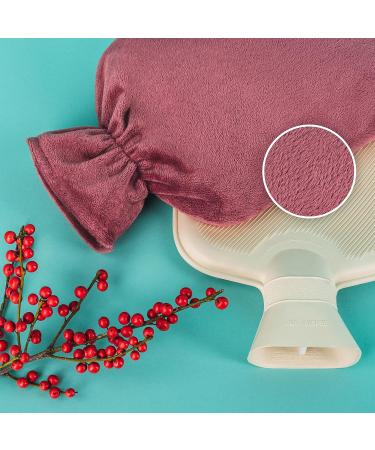 Blum Valley Baby Heat Bottle | 1.5L Washable Fluffy Hot Water Bottle | Soft Fleece & Natural Rubber | Ideal for Children & Babies Red - Buy Online on GoSupps.com