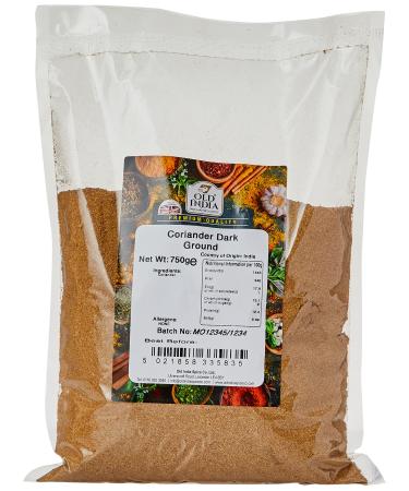 Old India Coriander Dark Ground 750 g 750 g (Pack of 1)