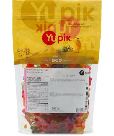 Yupik Mini Gummy Butterflies 1 kg Assorted Fruit Flavors Soft & Chewy Colorful Gummies Fun Treat Sweet Candy Delicious Snack Ideal for Gifting Holidays & Baking 1 kg (Pack of 1) - Buy Online on GoSupps.com