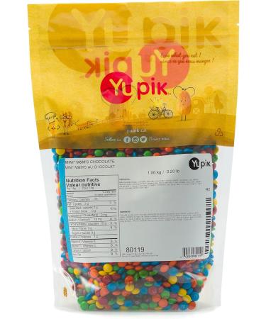 Yupik M&M's Minis 1 kg Gluten-Free Kosher Milk Chocolate Candy Colorful Candy Coating Crunchy & Smooth Bites Classic Treat Delicious Snacks Ideal for Gifting Holidays & Baking - Buy Online on GoSupps.com