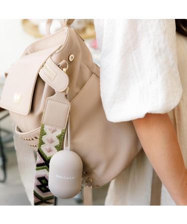 Bleu La La Silicone Pacifier Holder Case - Zipper Pouch Taupe - Buy Online on GoSupps.com