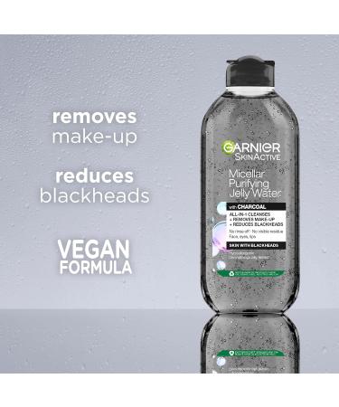 Garnier's Ultimate Charcoal Gift Set for Face with Serum Face Mask and Micellar Purifying Jelly Water to Reduce Imperfections Approved by Cruelty Free International Vegan - Buy Online on GoSupps.com