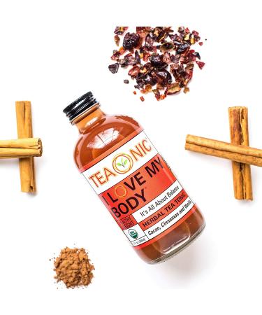 I LOVE MY BODY Herbal Detox Tea - 12 Pack Caffeine-Free | Hibiscus, Cinnamon, Nettle, Holy Basil, Vanilla, Rooibos - TEAONIC - Buy Online on GoSupps.com