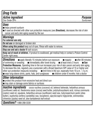 Coppertone Baby Pure & Simple Sunscreen Stick SPF 50 - Cocoa Butter | 0.49 oz - Buy Online on GoSupps.com