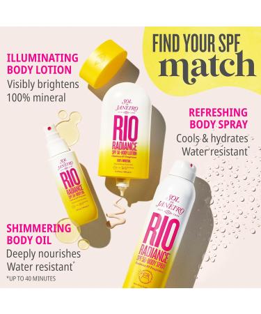 Buy Sol de Janeiro Rio Radiance Body Lotion SPF 50 - 100% Mineral UVA/UVB Protection | International Shipping Available - Buy Online on GoSupps.com