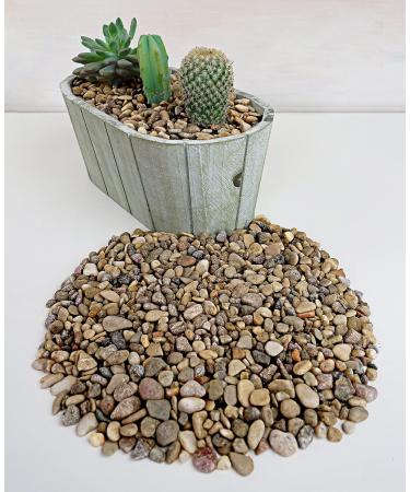 Landare Pebble Stones 1.8kg - Decorative Stones for Vases & Garden | Small Gravel (6-10mm) - Perfect for Home Decoration - Buy Online on GoSupps.com