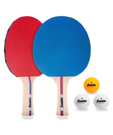 Franklin Sports Ping Pong Paddle Set with Balls - 2 Player & 4 Player Table Tennis Paddle Kit - Full Ping Pong Starter Kit 2 Player Set - Starter