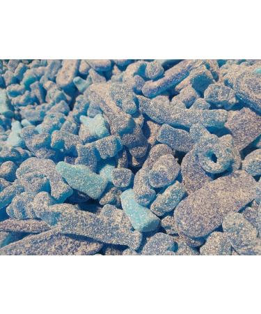 Fizzy Electric Blue Mix Sweets VEGAN (200G) - Buy Online on GoSupps.com