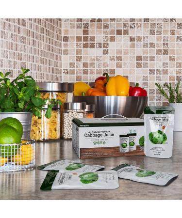 Organic TerraPick Green Cabbage Juice with Manuka Honey - 30 Pack Superfood Vegetable Extract Juice - Buy Online on GoSupps.com