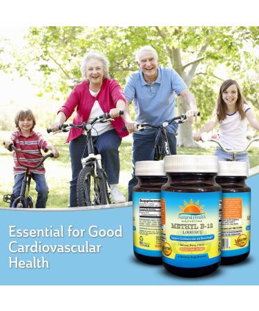 Vegan Sublingual B12 Methylcobalamin 1000mcg Chewable Lozenges by Natural Health Goodies - Buy Online on GoSupps.com