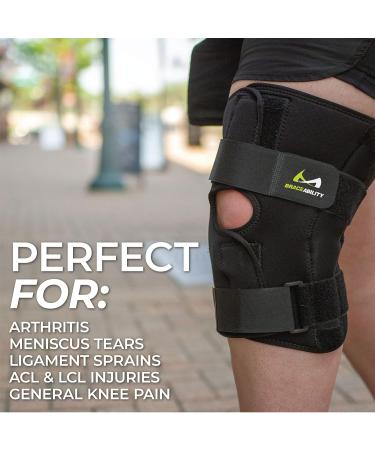 Buy BraceAbility XXXXL Plus Size Knee Brace - Bariatric Hinged Support for Meniscus Tears Arthritis Tendonitis & Injuries - Perfect for Bigger Legs & Thighs - Buy Online on GoSupps.com