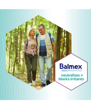 Balmex Adult Advantage Bprotected Skin Relief Healing Cream - Zinc Oxide Barrier Protection for Adult Incontinence, Rash, and Bed Sores - 3oz (Pack of 2) - Buy Online on GoSupps.com