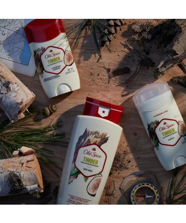 Old Spice Men's Antiperspirant & Deodorant Timber with Sandalwood 73g Timber with Sandalwood 1 count (Pack of 1) - Buy Online on GoSupps.com