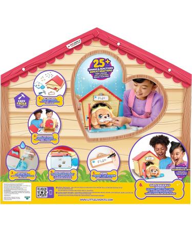 Little Live Pets My Puppy's Home Interactive Plush Toy Kennel - 25+ Sounds & Reactions - Build DIY Kennel - Surprise Puppy Included - Buy Online on GoSupps.com