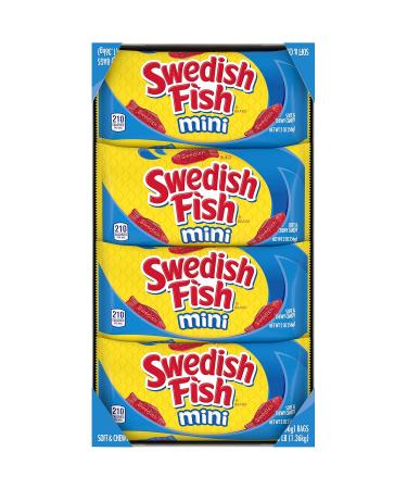Buy SWEDISH FISH Mini Soft & Chewy Candy - 24 Packs of Halloween Berry Treats | International Shipping Available - Buy Online on GoSupps.com