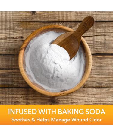 CURAD Naturals Baking Soda Bandages 2 x 4 - 10 Count Box, Sterile & Self-Adhesive First Aid Essential for Scrapes and Cuts - Buy Online on GoSupps.com